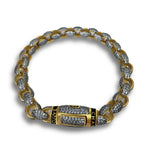 Pulsera de Oro 10K y Zirconias