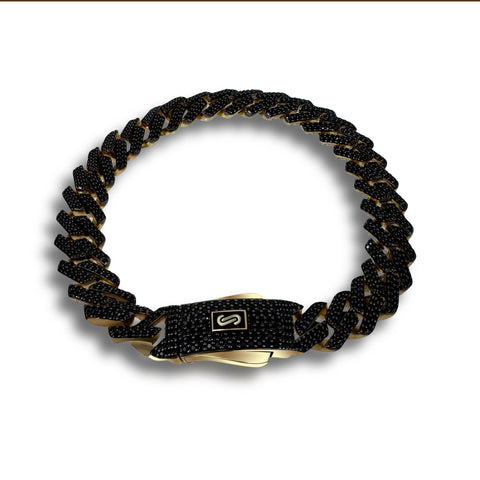 Pulsera de Oro 14K y Zirconias