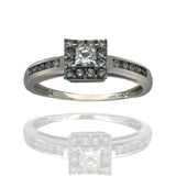 Anillo de oro 14K Y 0.33 CT de Diamantes