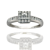 Anillo de oro 14K Y 0.33 CT de Diamantes