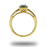 Anillo De Oro 14K Y 0.33 CT de Diamantes
