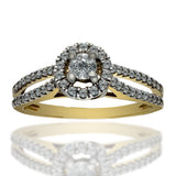 Anillo de Oro 14K Y 0.30 CT de Diamantes