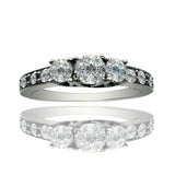 ANILLO DE ORO 10K Y 0.50CT DE DIAMANTES