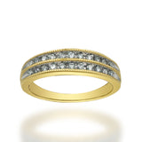Anillo de Oro 14K Con 0.20CT de Diamantes