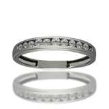 Anillo de Oro 14K Con 0.10CT de Diamantes