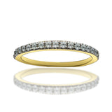 Anillo de Oro 14K CON 0.10CT de Diamantes