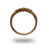 Anillo de oro 14K Y 0.33CT de Diamante