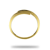 Anillo de Oro 14K Con 0.03CT de Diamantes