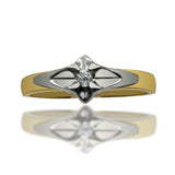 Anillo de Oro 14K Con 0.05CT de Diamantes