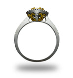Anillo de Oro 14K Con 0.65 CT de Diamantes
