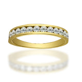 Anillo de Oro 14K Con 0.55 CT de Diamantes.