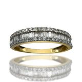 Anillo de Oro 14K Y 0.50CT de Diamantes