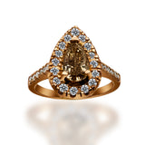 Anillo de Oro 14K Con 1.00CT de Diamantes