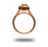 Anillo de Oro 14K Con 1.00CT de Diamantes