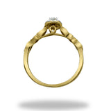 Anillo de Oro 14K Con 0.25 CT de Diamantes