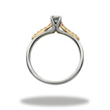 Anillo de Oro 14K Con 0.20 CT de Diamantes