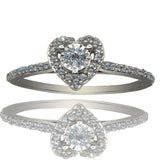 Anillo de Oro 14K Con  0.15 CT de Diamante