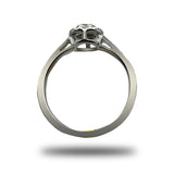 Anillo de Oro 14K Con  0.15 CT de Diamante