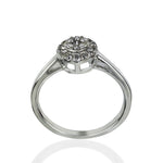 ANILLO DE ORO 14K Y 0.15CT DE DIAMANTES
