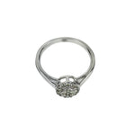 ANILLO DE ORO 14K Y 0.15CT DE DIAMANTES