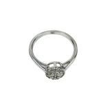 ANILLO DE ORO 14K Y 0.15CT DE DIAMANTES