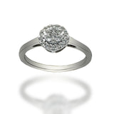 Anillo de Oro 14K Con 0.15CT de Diamantes