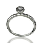 ANILLO DE ORO 14K Y 0.30CT DE DIAMANTES