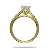 Anillo de Oro 14K Y 1.25 CT de Diamantes