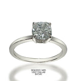 Anillo de Oro 14K Y 1.00 CT de Diamantes