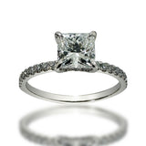 Anillo de Oro 14K Y 1.25 CT de Diamantes