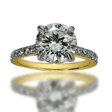 Anillo de Oro 14K Y 2.40 CT de Diamante de Laboratorio