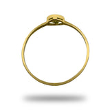 Anillo de Oro 14K Y Peridote